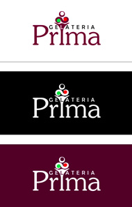 Логотип сети кафе «Gelateria Prima»